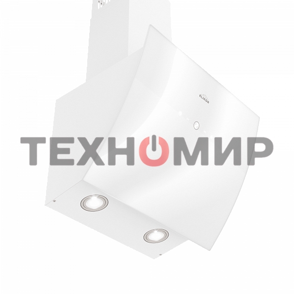 Вытяжка каминная Elikor Wave WH 50 белый, 50 см, 750 куб. м/ч, 56 дБ
