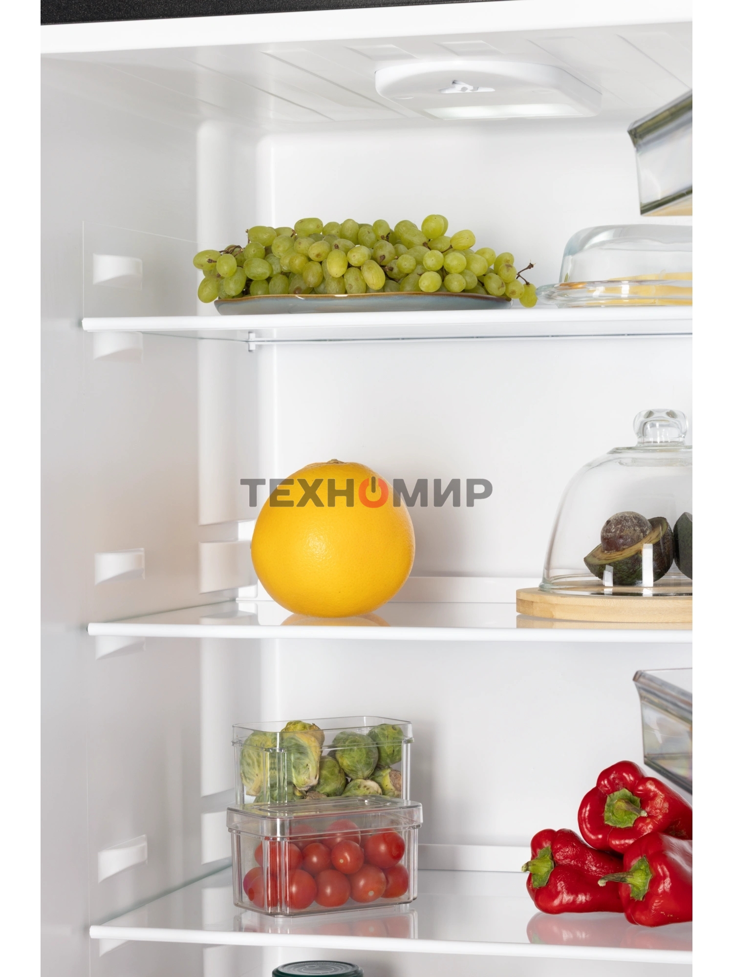 Холодильник Nordfrost NRG 162NF WTM белый кварц двухкамерный 205/105л морозилка снизу, No Frost