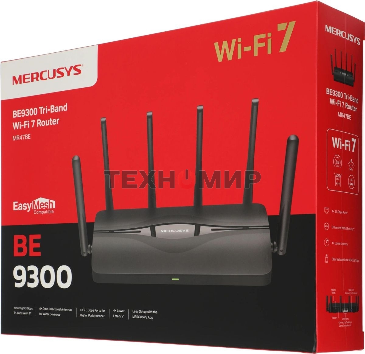 Маршрутизатор трехдиапазонный Wi-Fi Mercusys MR47BE