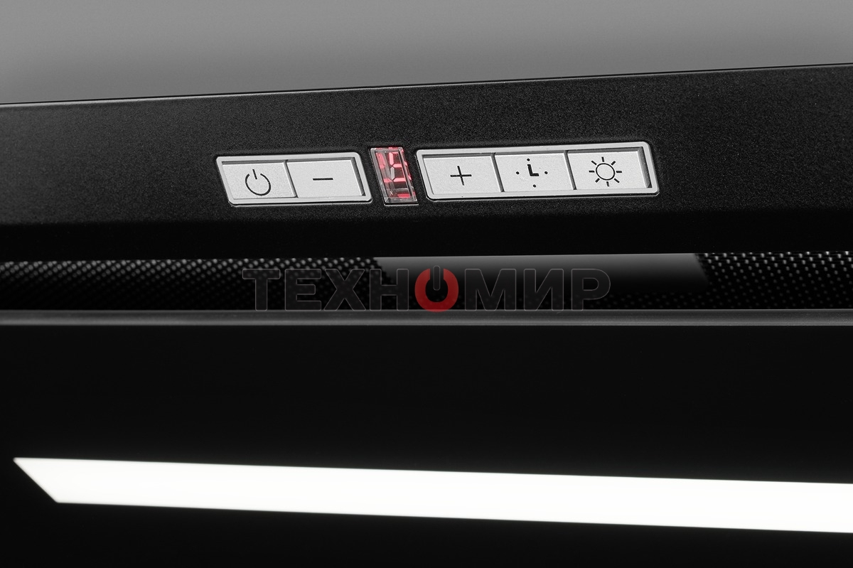 Вытяжка встраиваемая Kuppersberg Intro 60 Black черный, 54 см, 1500 куб. м/ч, 43 дБ