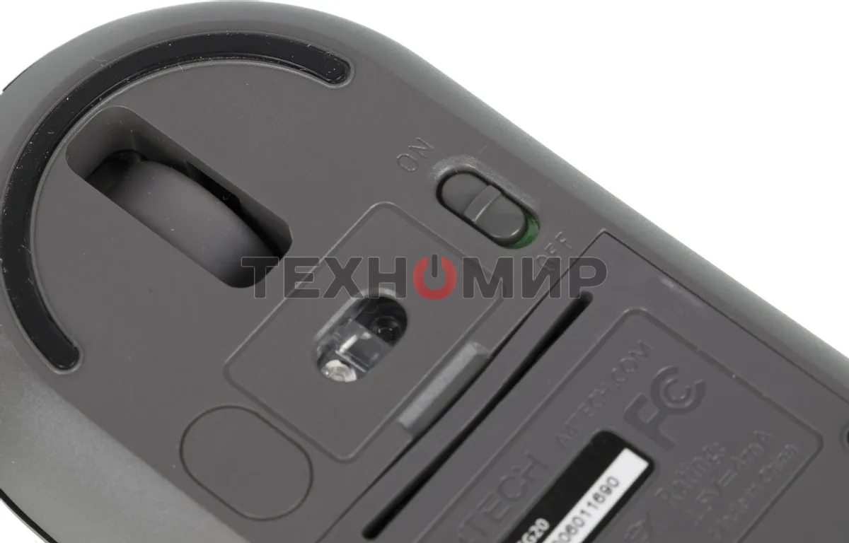 Мышь беспроводная A4Tech Fstyler FG20S серый, 2000 dpi, радиоканал, USB, кнопки - 3