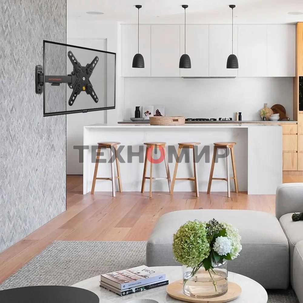 Кронштейн Arm media MARS-7 черный, 15 шт/уп. Кр. стал. настенный для TV 20