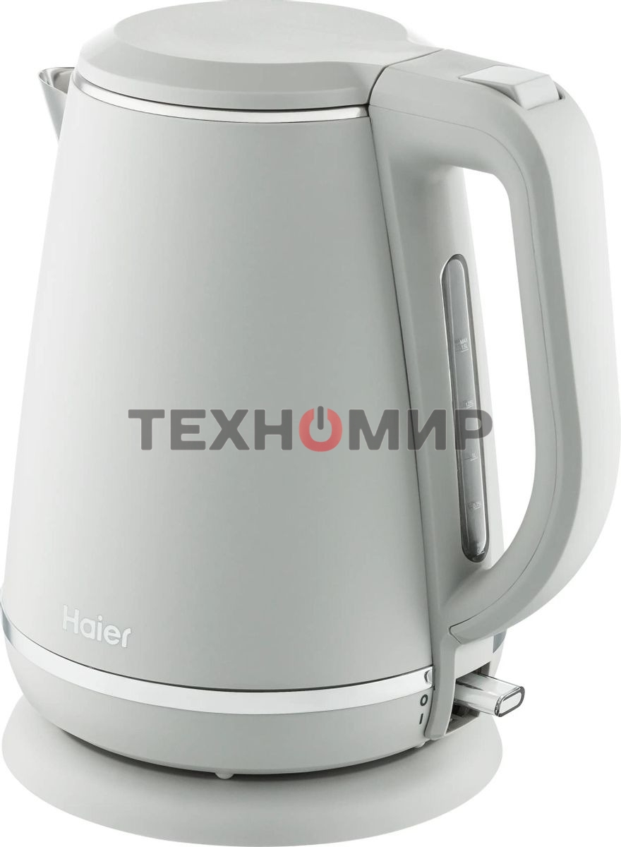 Чайник электрический Haier HK-502 1.5л. 3000Вт серый корпус: нерж.сталь/пластик (TD0029960RU)