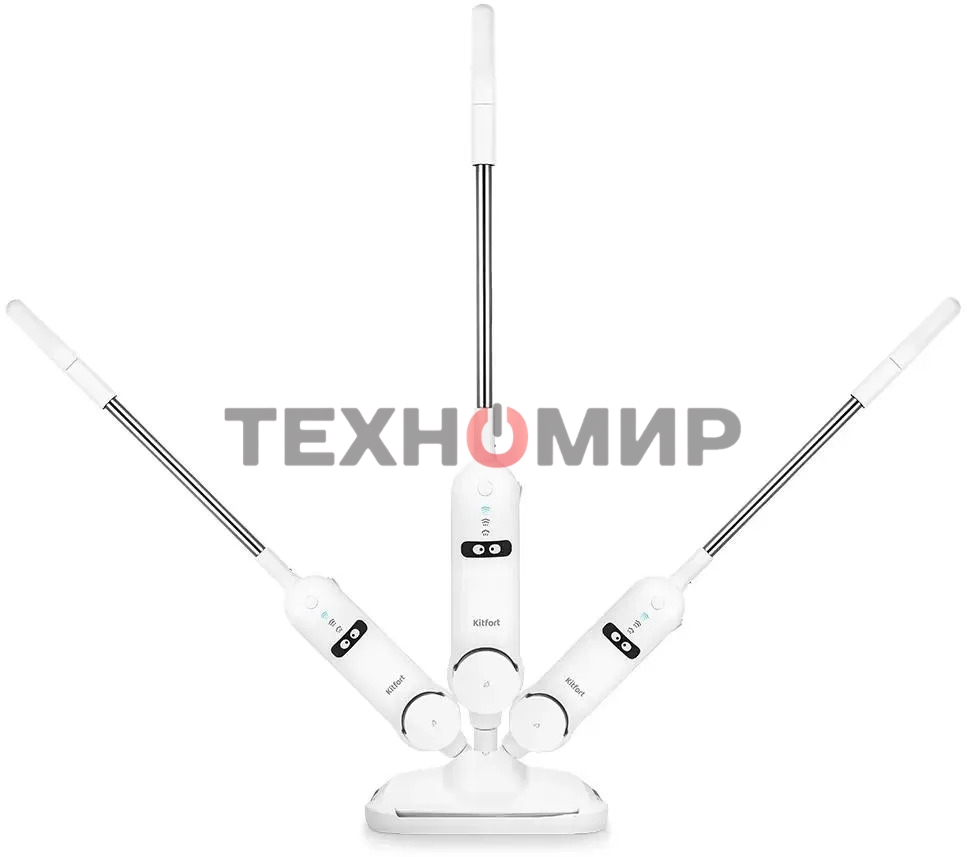 Швабра паровая Kitfort КТ-1015 белый