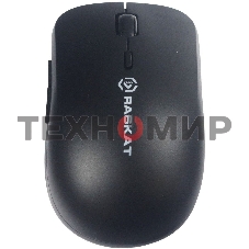 Мышь беспроводная Raskat M006W черный, 1600 dpi, радиоканал, USB, кнопки - 6
