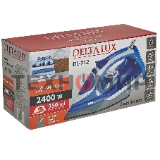 Утюг Delta LUX DL-712 белый с синим