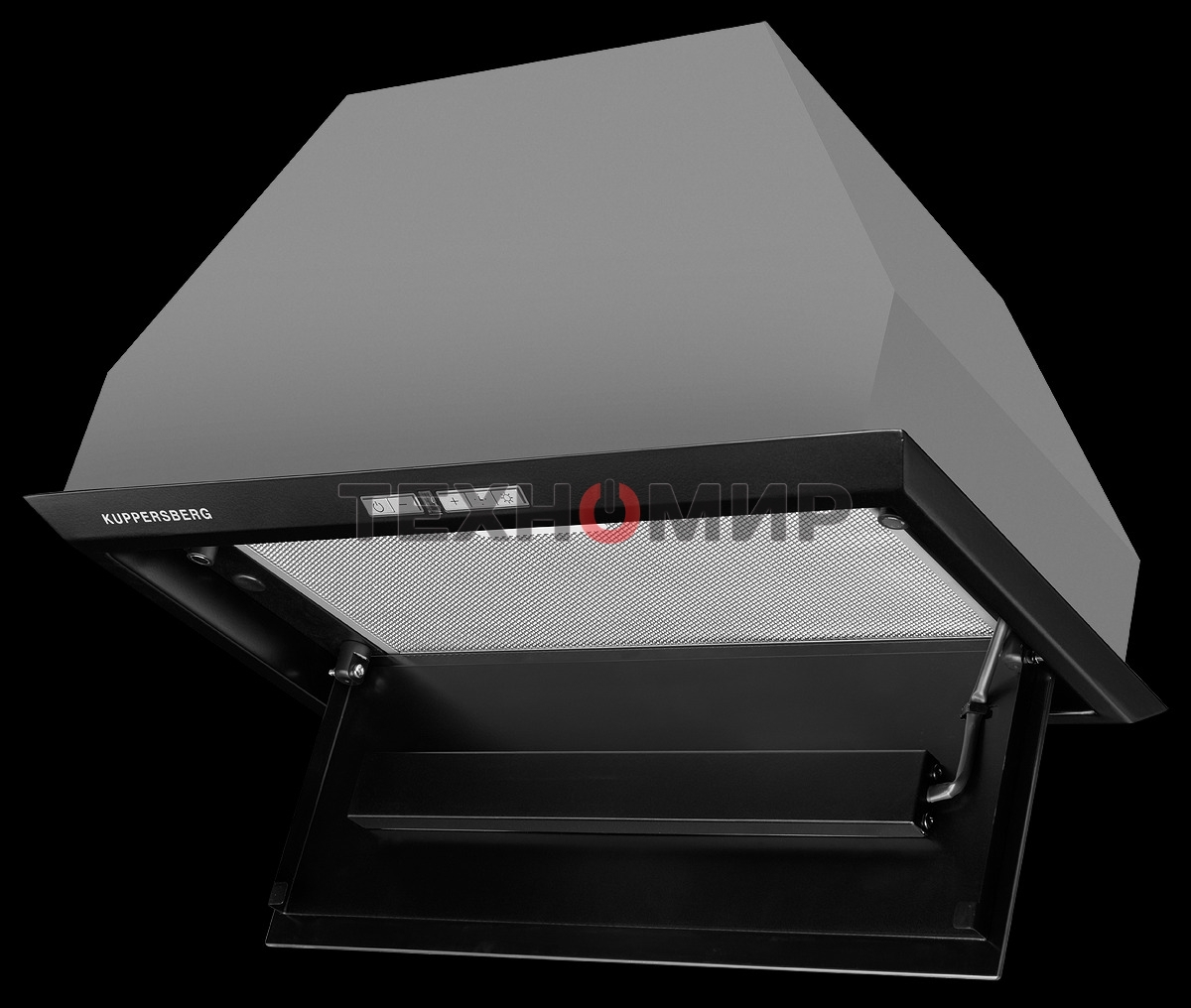 Вытяжка встраиваемая Kuppersberg Intro 60 Black черный, 54 см, 1500 куб. м/ч, 43 дБ