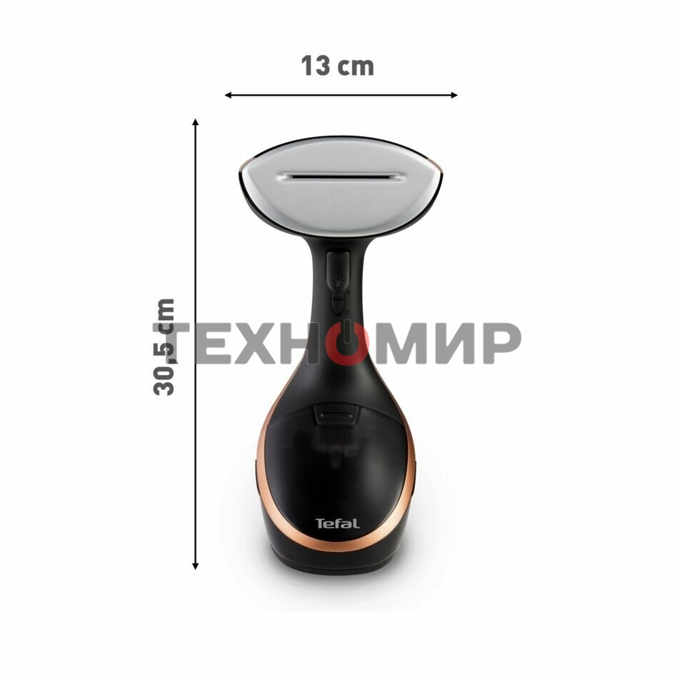 Отпариватель Tefal DT9100E0 черный/медный, 1600 Вт, 30 г/мин, 200 мл