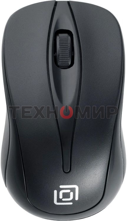 Мышь беспроводная Oklick 675MW черный, 800 dpi, радиоканал, USB, кнопки - 3