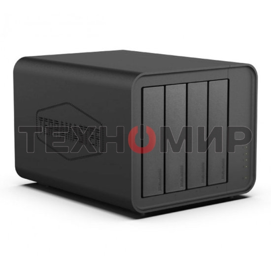Сетевое хранилище TerraMaster D4-320 DAS tower/JBOD,RAID0,1/up to 4 SATA(3,5' or 2,5')/1xUSB3.1 Type-C gen2/1xPS/1YW
