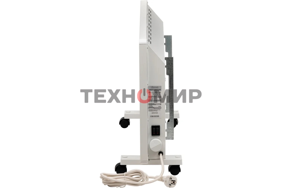 Конвектор электрический HINTEK Standart 1500 04.05.01.214596 белый, 1500 Вт, 25 м2, термостат