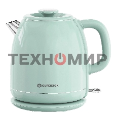 Чайник электрический Eurostek EEK-1832, 2200 Вт, 2 л, бирюзовый