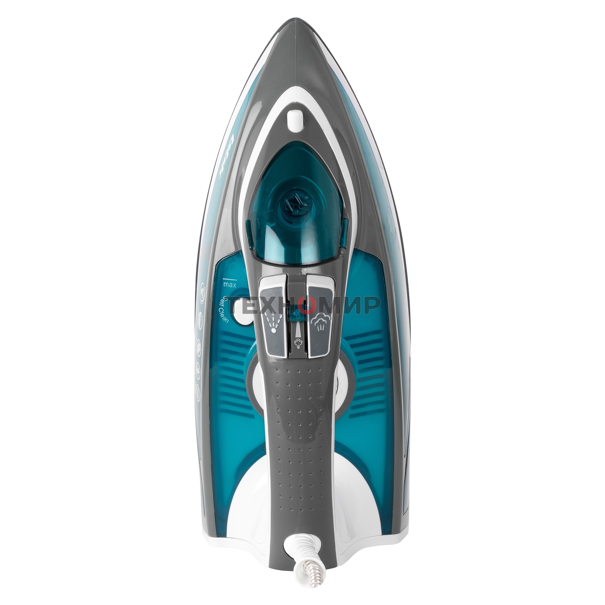 Утюг BBK ISE-2402 синий, 2400 Вт, 40 г/мин, 140 г/мин, 450 мл