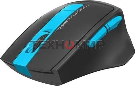 Мышь беспроводная A4Tech Fstyler FG30 серый/синий, 2000 dpi, радиоканал, USB, кнопки - 5