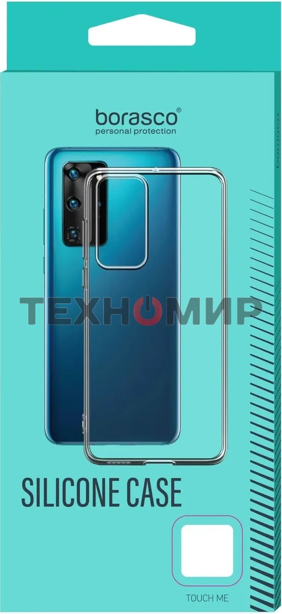 Чехол (клип-кейс) BoraSCO для Samsung Galaxy S22+ прозрачный