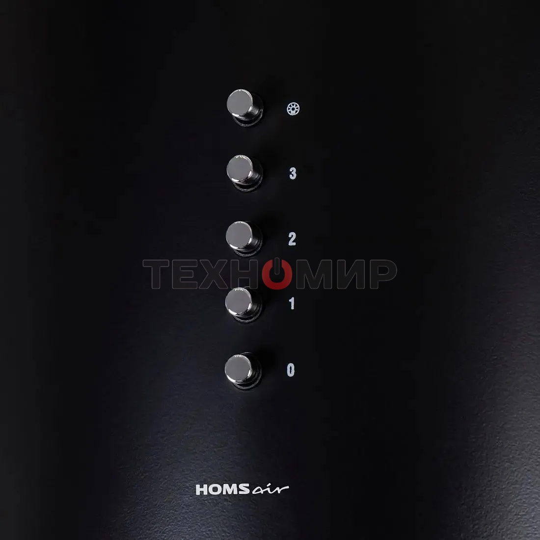 Вытяжка островная HOMSair FLY 1000PH черный, 38 см, 1000 куб. м/ч, 52 дБ