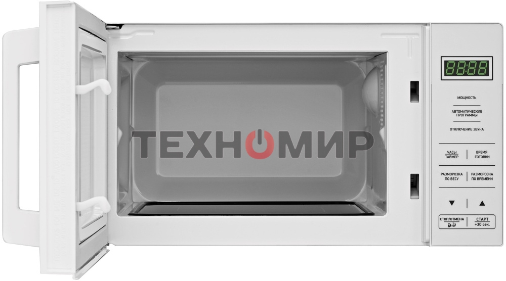 Микроволновая печь BBK 20MWS-751S/W белый, 20 л, 700 Вт, переключатели - сенсор