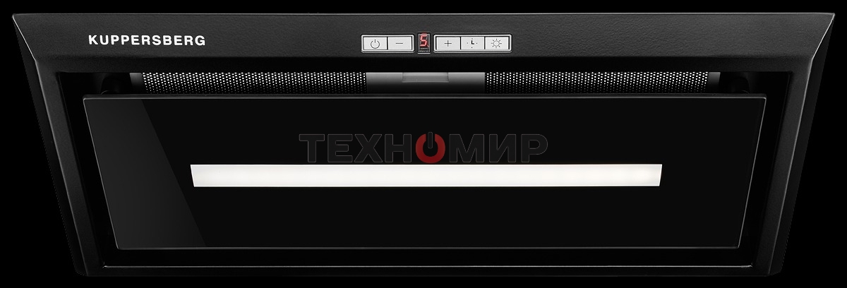 Вытяжка встраиваемая Kuppersberg Intro 60 Black черный, 54 см, 1500 куб. м/ч, 43 дБ