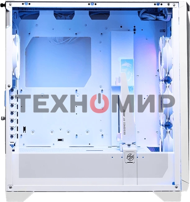 Компьютерный корпус MSI MPG GUNGNIR 300R AIRFLOW White, Midi Tower, EATX,2xUSB 3.2 Gen 1, 1xUSB 3.2 Gen2 Type-C,4x120мм PWM ARGb Fan, ARGb+PWM Control Board, Tempered Glass Window
