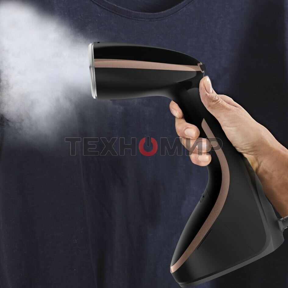 Отпариватель Tefal DT9100E0 черный/медный, 1600 Вт, 30 г/мин, 200 мл