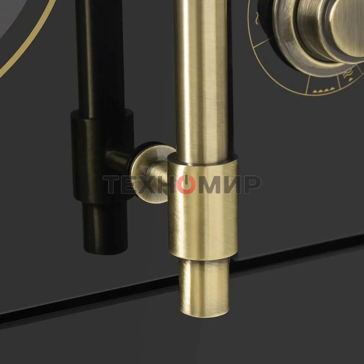 Микроволновая печь встраиваемая Maunfeld JBMO.20.5GRBG черный, 20 л, 700 Вт, переключатели - поворотный механизм