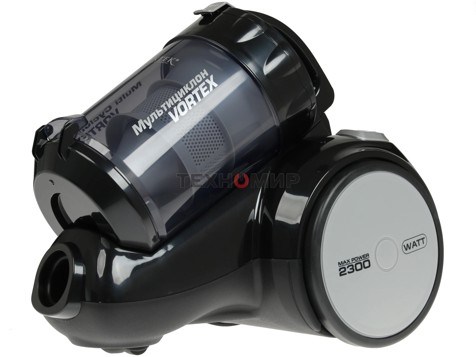 Пылесос Centek CT-2524 черный/серый, 420/2300 Вт, уборка сухая, пылесборник контейнер 2 л