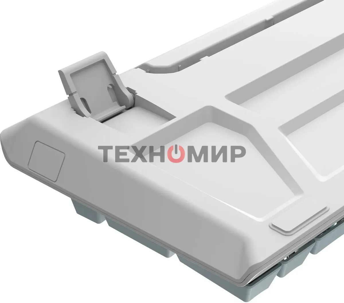 Клавиатура проводная A4Tech Fstyler FS100 Neon, USB, синий/белый