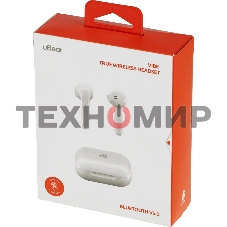 Гарнитура UBEAR Vibe Bluetooth вкладыши белый tw03wh01-bd