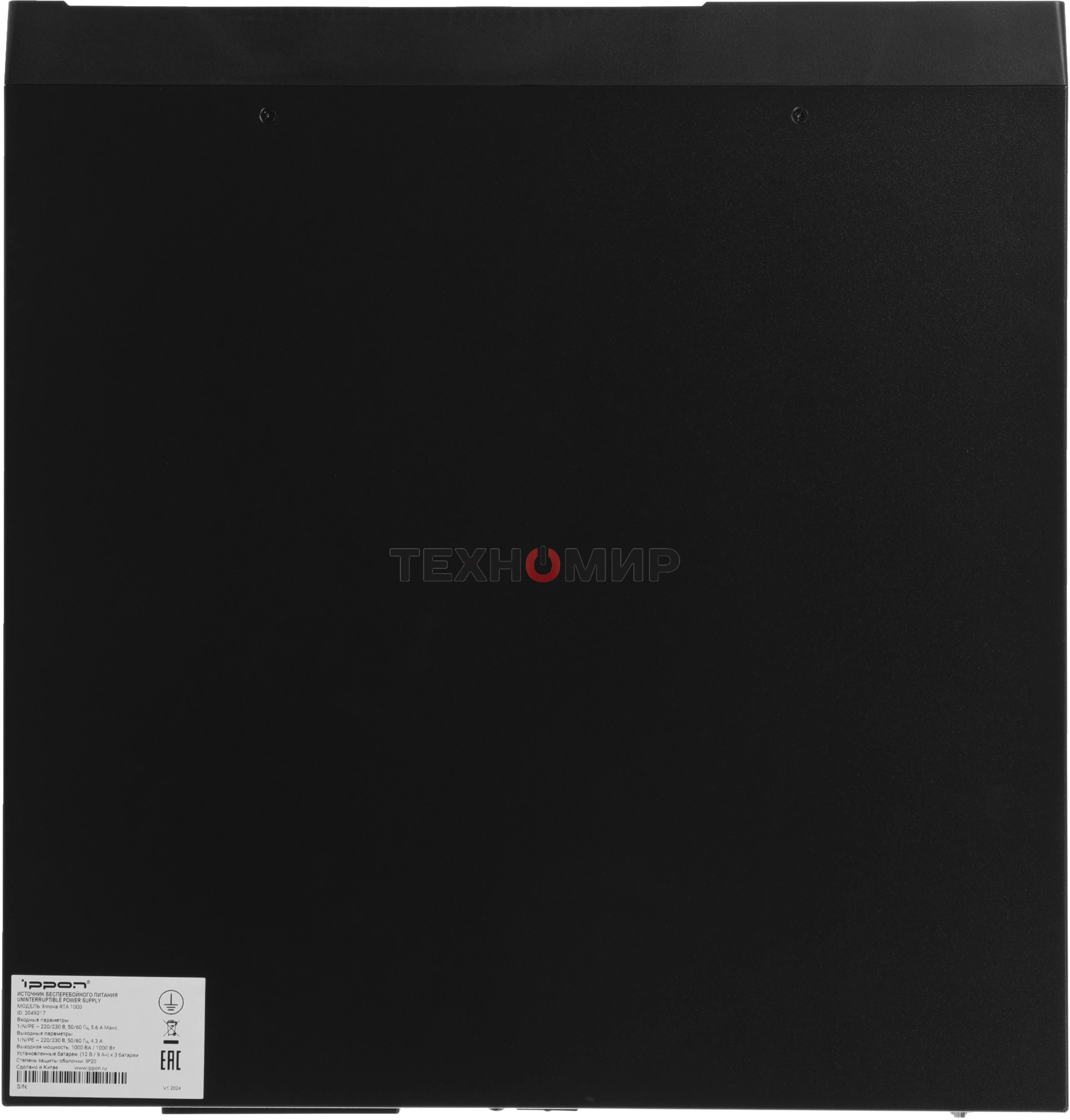 Источник бесперебойного питания Ippon Innova RTA 1000 1000Вт 1000ВА черный