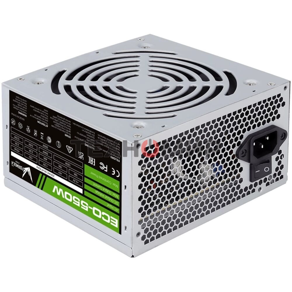 Блок питания Aerocool/Formula ECO-550W, 550Вт 120мм, серый