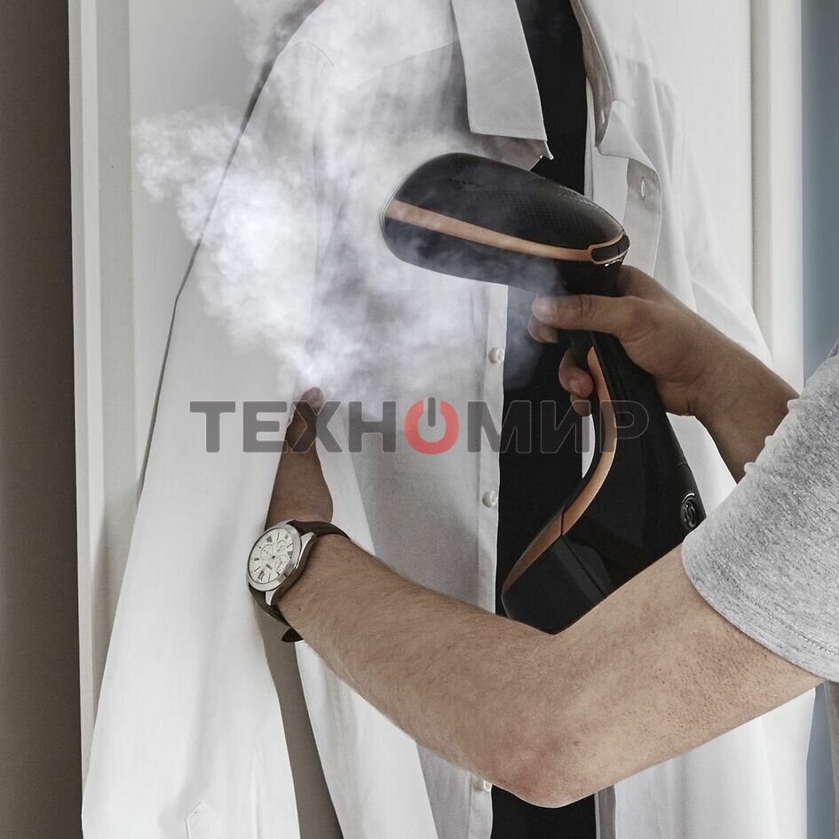 Отпариватель Tefal DT9100E0 черный/медный, 1600 Вт, 30 г/мин, 200 мл