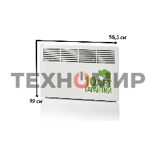 Конвектор электрический Ensto FinnHeat EPHBM05PR белый, 500 Вт, 8 м2, термостат