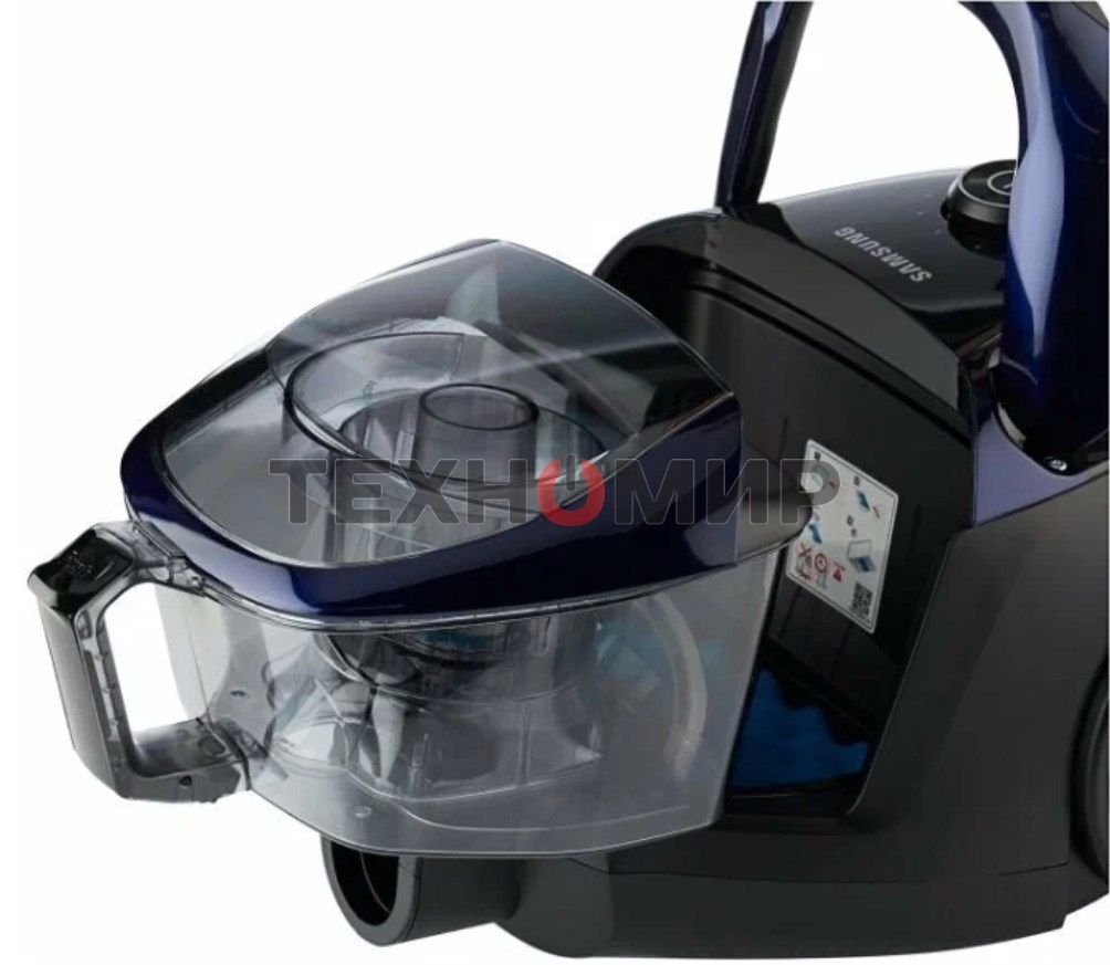 Пылесос Samsung SC18M3120VB синий, 380/1800 Вт, уборка сухая, пылесборник контейнер 2 л