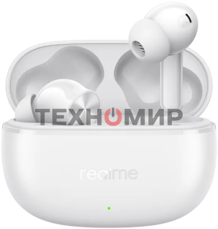 Гарнитура внутриканальные Realme Buds T200x белый беспроводные bluetooth в ушной раковине (6941764461710)