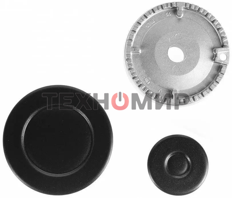 Газовая варочная панель Maunfeld EGHG.64.6CW/G, 4 конфорки, закаленное стекло, белый