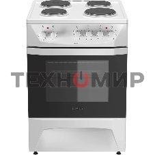 Плита электрическая Darina 1D EM 141 404 W белый/черный, конфорок 4 шт, духовка 50 л, 60 см x 85 см x 60 см