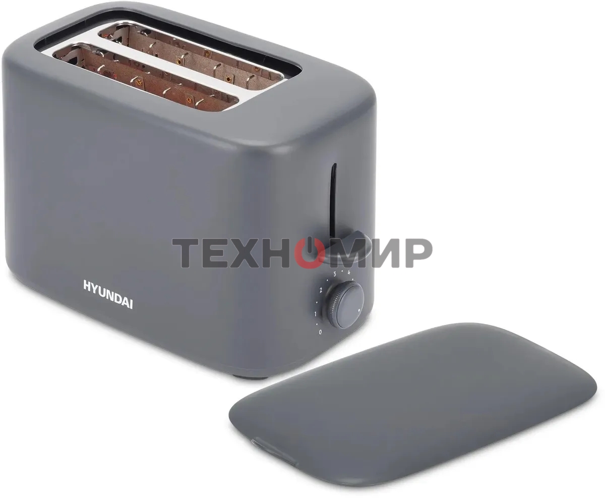 Тостер Hyundai HYT-4308 750Вт серый