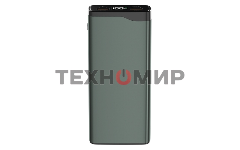 Портативный аккумулятор OLMIO QL-20, 20000mAh, 22.5W, QuickCharge3.0/PowerDelivery, LCD, серый