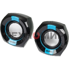 Акустическая система Sven 150 2.0 черный/синий 5Вт