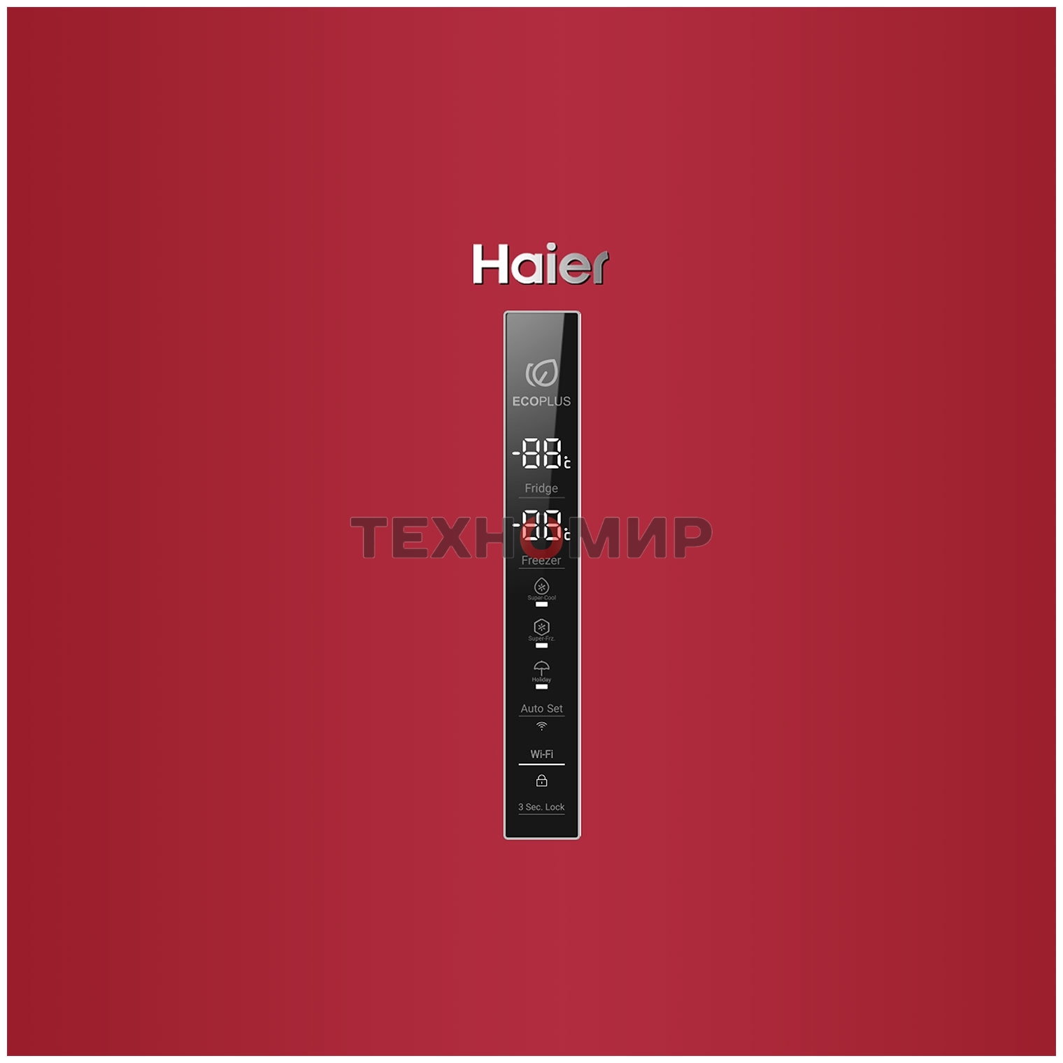 Холодильник Haier C2F636CRRGU1 красный двухкамерный 256/108 л морозилка снизу, No Frost