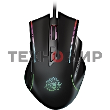 Мышь проводная Qumo Medusa M81 черный, 3200 dpi, USB, кнопки - 7