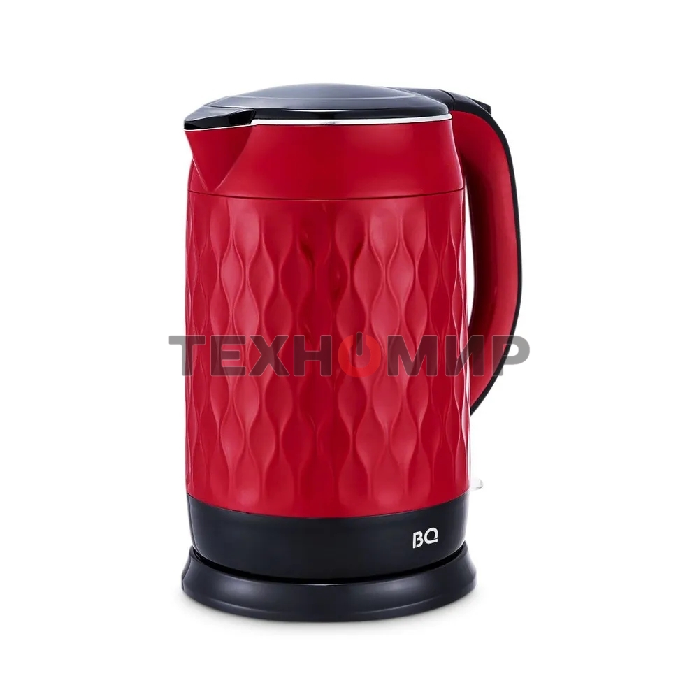 Чайник электрический BQ KT1715P Red-Black. Мощность:1800 Вт, Объем 1.7 л
