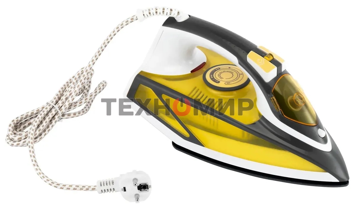 Утюг Starwind SIR2447 2400 Вт желтый/серый