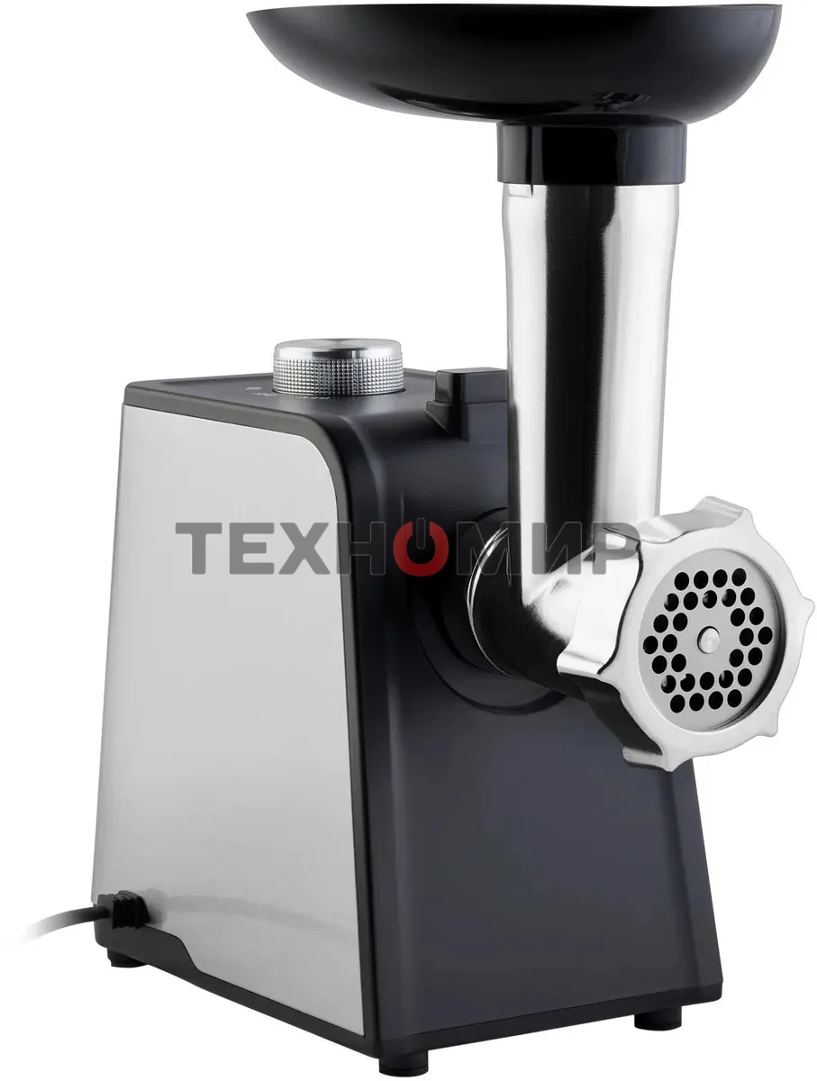 Мясорубка электрическая Hyundai HY-MG2214 серый, 1800 Вт, 2.2 кг/мин, реверс, защита от перегрузки, насадки - 4