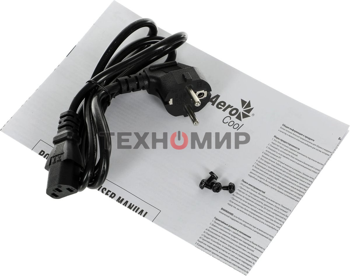 Блок питания Aerocool/Formula AC KCAS PLUS 700, 700Вт, 80 PLUS Bronze, 120мм черный (аналог Aerocool KCAS PLUS 700W)