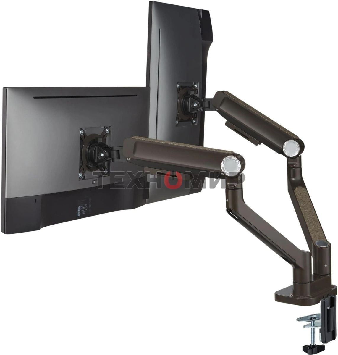 Кронштейн для мониторов Ultramounts UM733BR черный/коричневый 17