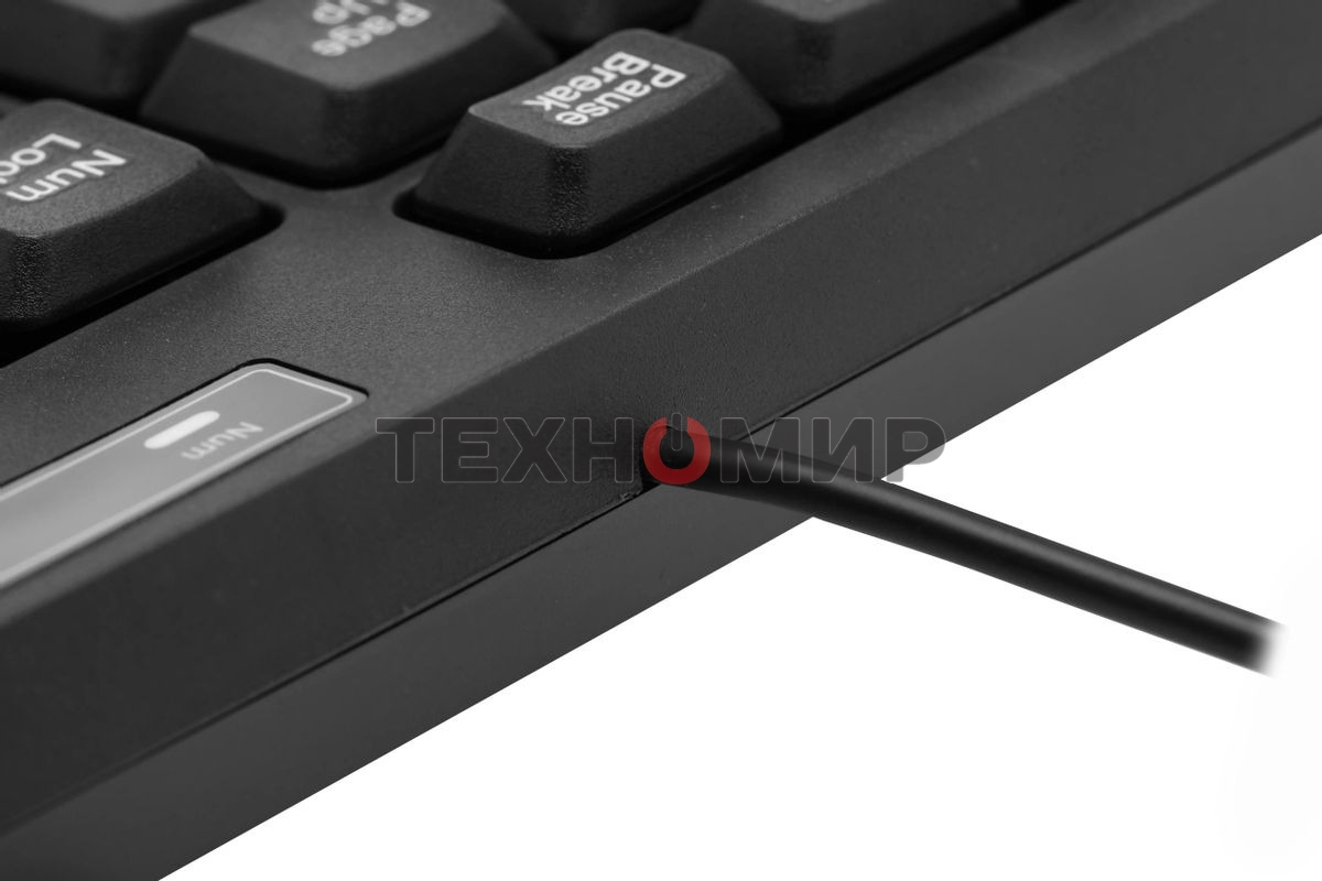 Клавиатура проводная Defender Concept HB-164, USB, черный