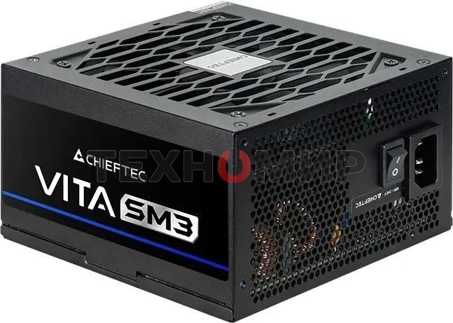 Блок питания Chieftec Vita SM3 BPX-850-C (ATX 3.1, 850W, 80 PLUS BRONZE, Active PFC, 120мм fan, Semi-modular Cable Management) Retail