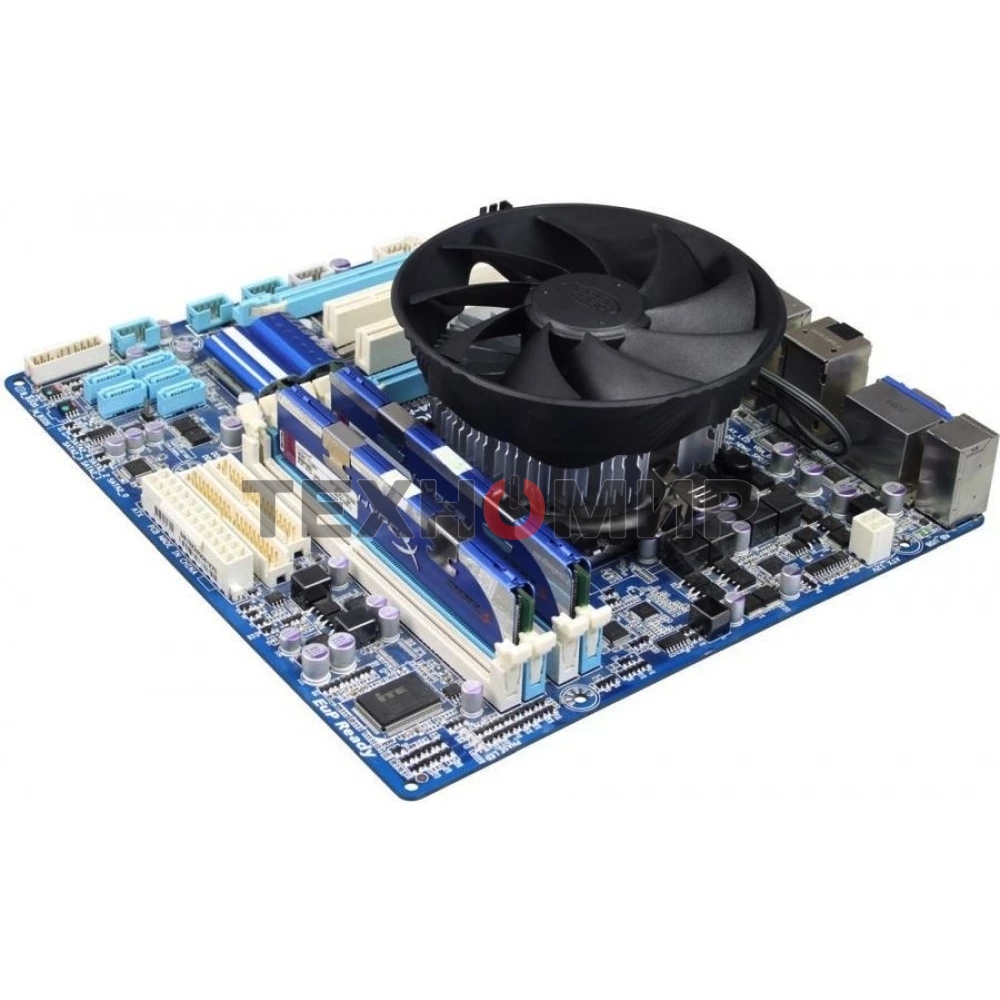 Кулер для процессора DEEPCOOL GAMMA HUNTER V2 черный/серебристый, 120 мм, алюминий, 1600 об/мин, 21 дБ, 3 pin, 95 Вт, 63.5 мм GAMMAHUNTER