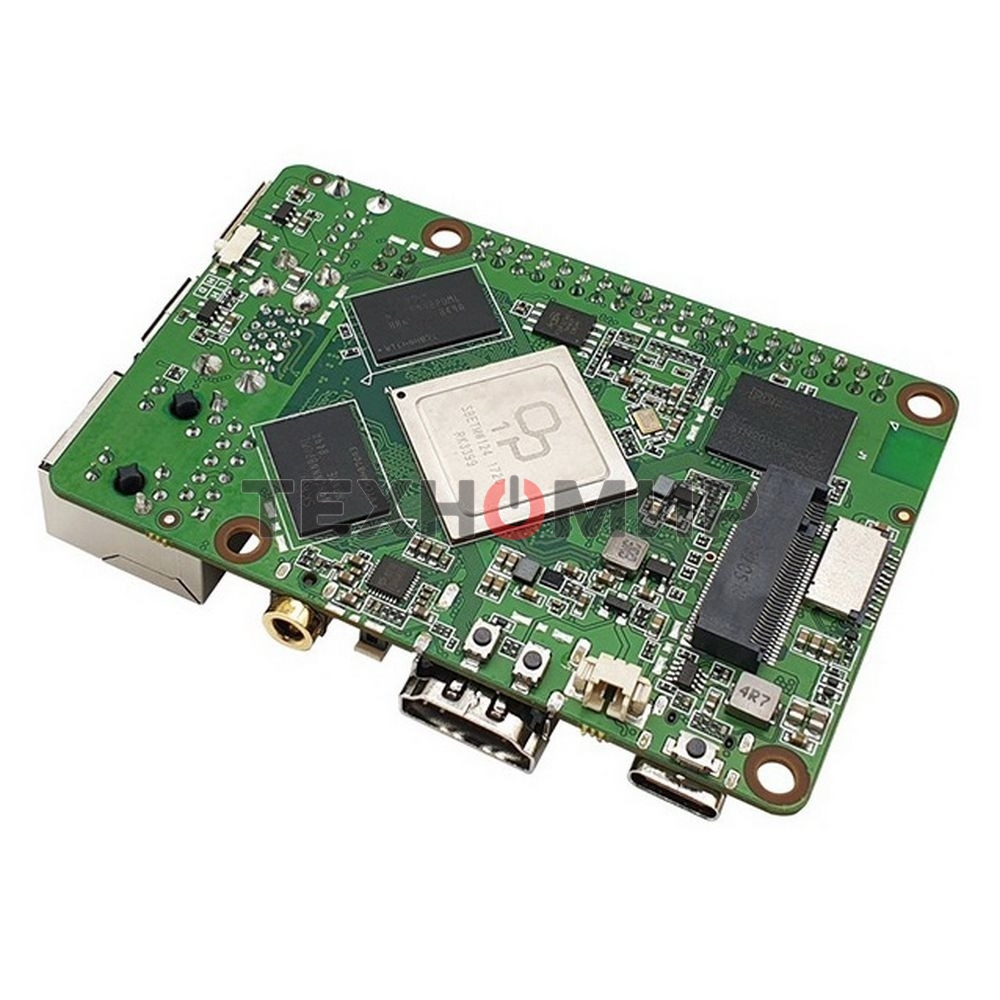 Одноплатный компьютер RockPi ROCK PI 4B Plus (4Gb/32Gb eMMC)